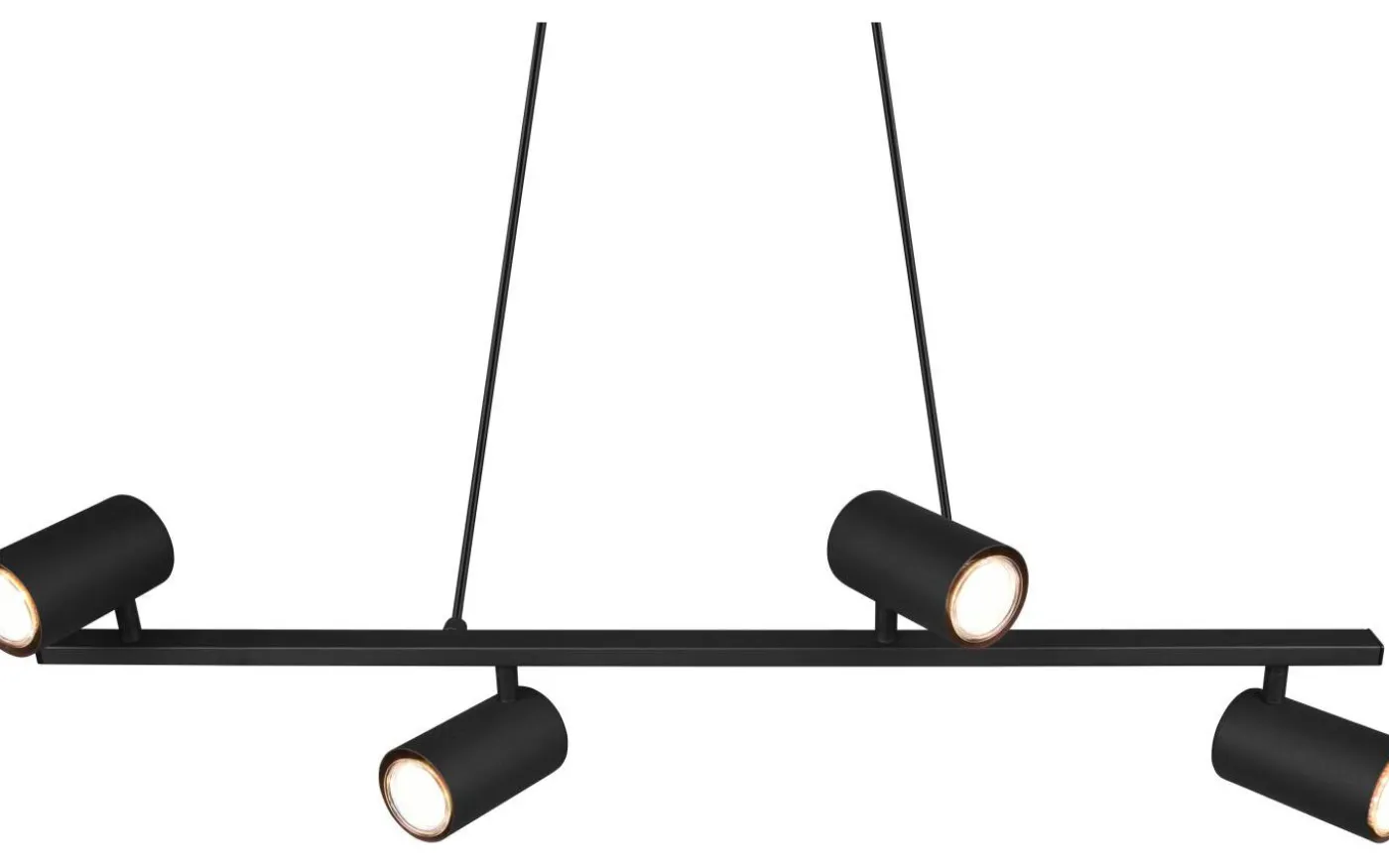 Marley Takpendel 4-delat 80cm GU10 mattsvart