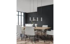 Avlånga Taklampor<Trio Lighting Marley Takpendel 4-delat 75cm GU10 borstat stål