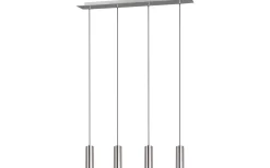 Avlånga Taklampor<Trio Lighting Marley Takpendel 4-delat 75cm GU10 borstat stål