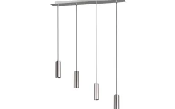 Avlånga Taklampor<Trio Lighting Marley Takpendel 4-delat 75cm GU10 borstat stål