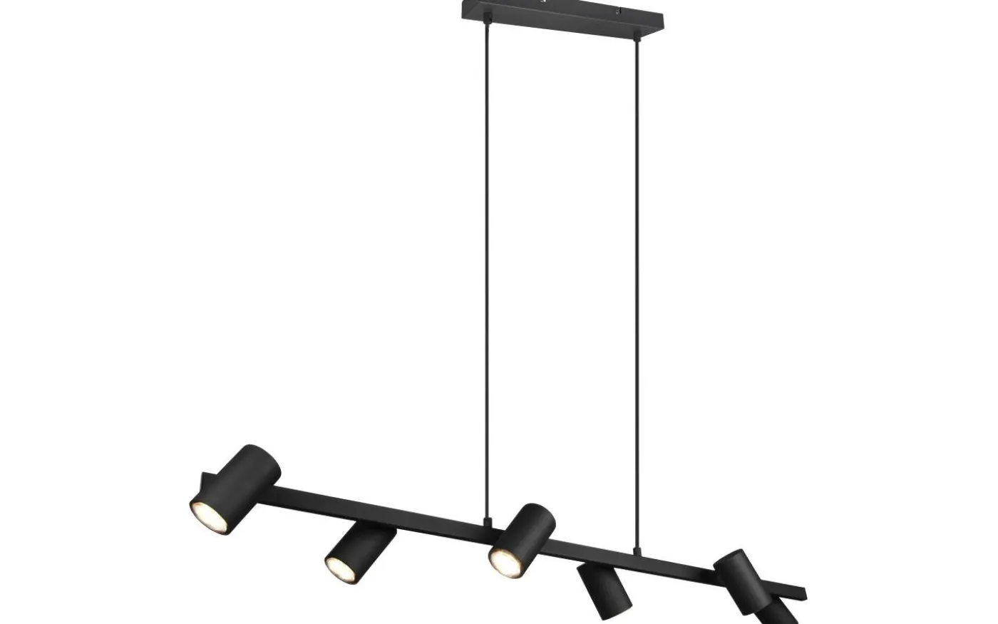 Marley Takpendel 6-delat 115cm GU10 mattsvart