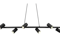 Marley Takpendel 6-delat 115cm GU10 mattsvart