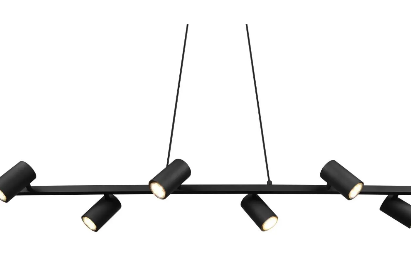 Marley Takpendel 6-delat 115cm GU10 mattsvart