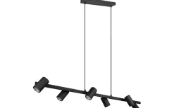 Marley Takpendel 6-delat 115cm GU10 mattsvart