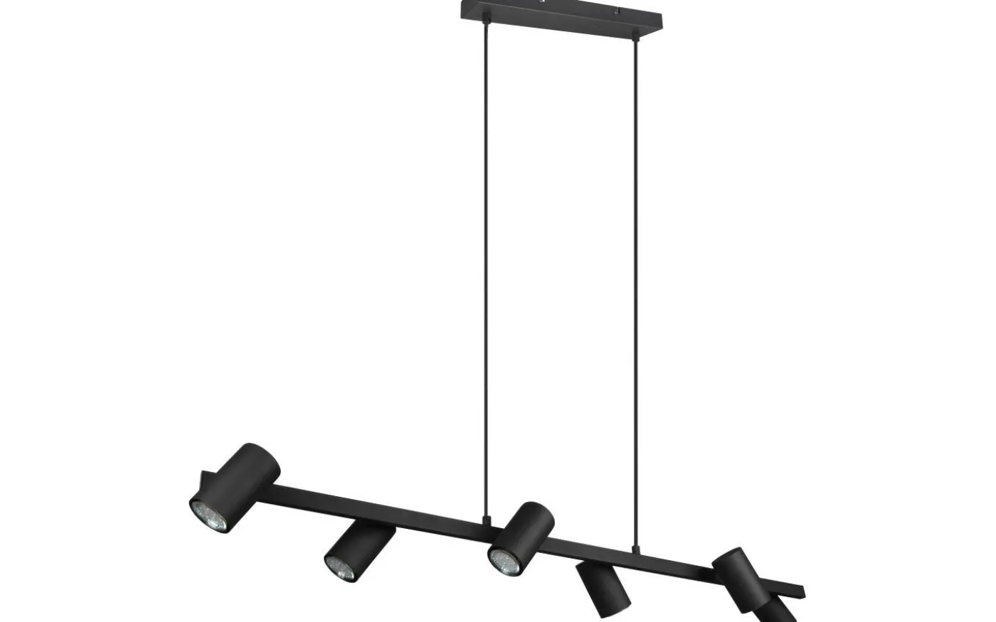 Marley Takpendel 6-delat 115cm GU10 mattsvart