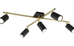 Trio Lighting Marley Takspotlight 5-delad GU10 svart/guld* Takspot Med Minst 4 Lampor