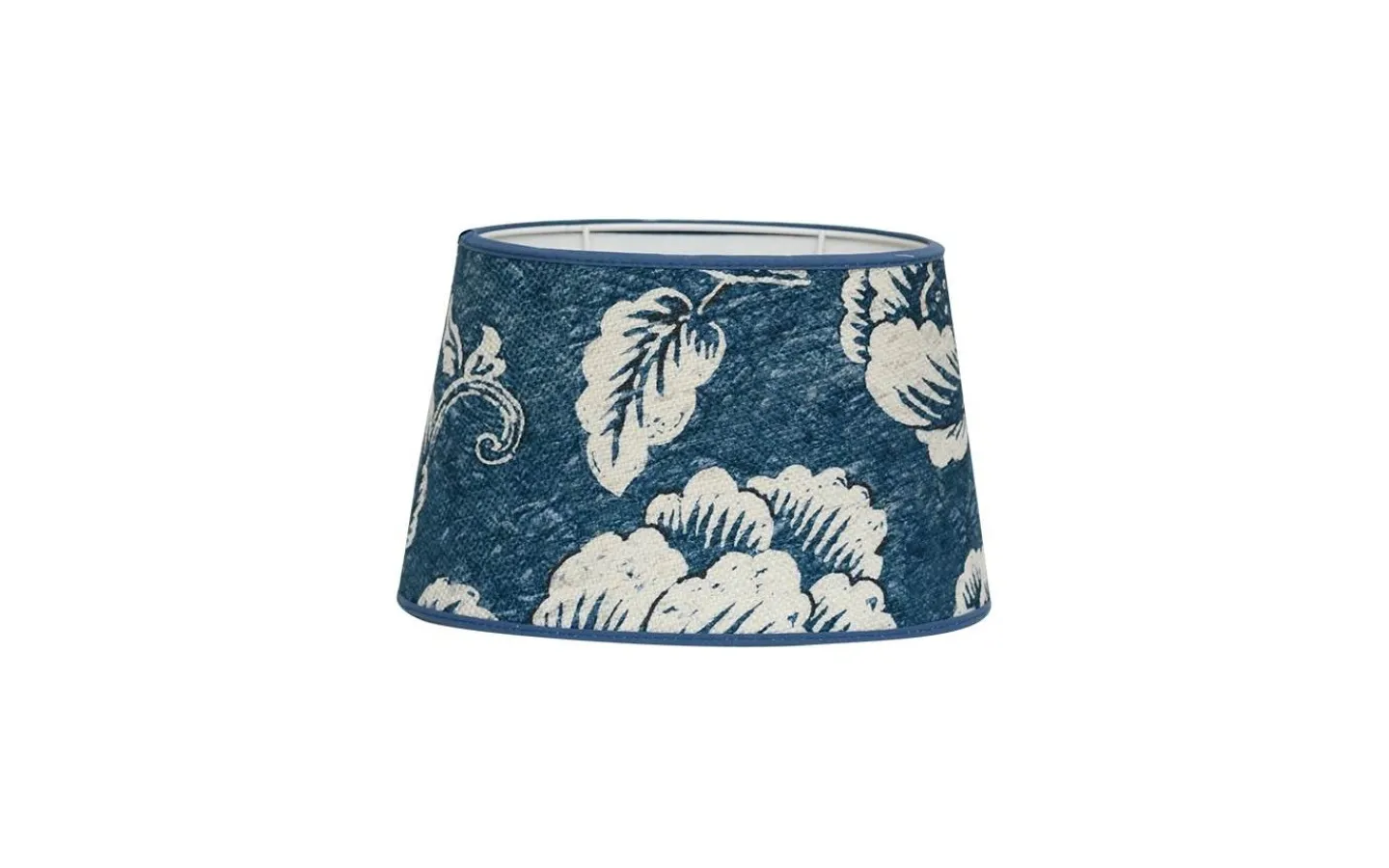 Mönstrade Lampskärmar|Ovala Lampskärmar<Hallbergs Marmorata Lampskärm Oval 25cm Blå