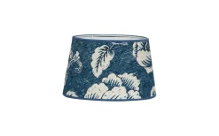 Mönstrade Lampskärmar|Ovala Lampskärmar<Hallbergs Marmorata Lampskärm Oval 20cm Blå