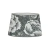 Hallbergs Marmorata Lampskärm Oval 25cm Grå* Mönstrade Lampskärmar|Ovala Lampskärmar