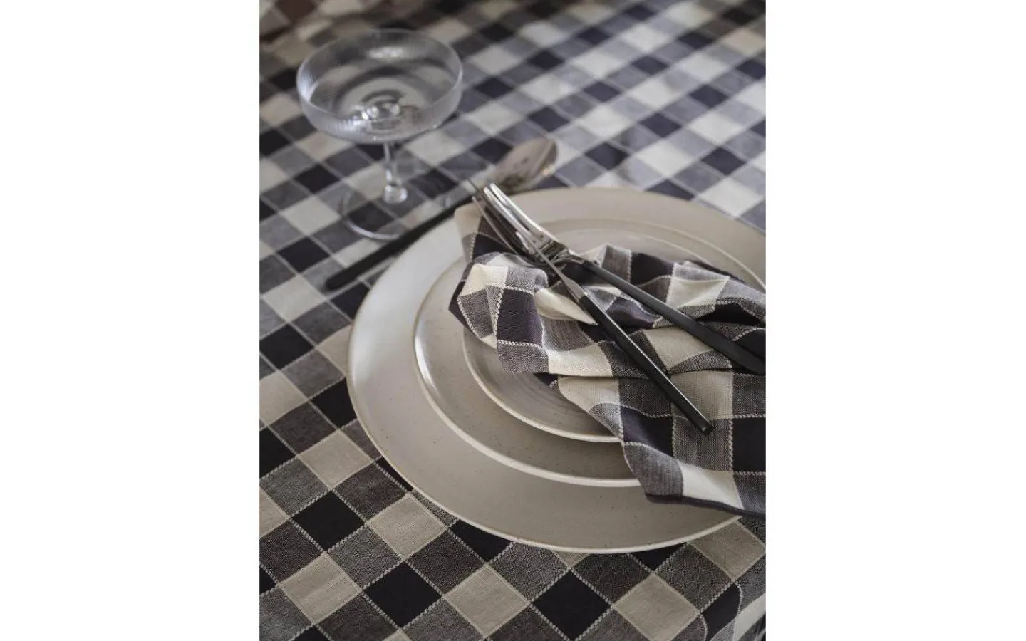 Bordsdukar<Svanefors Mary Duk Asfalt 140x250cm