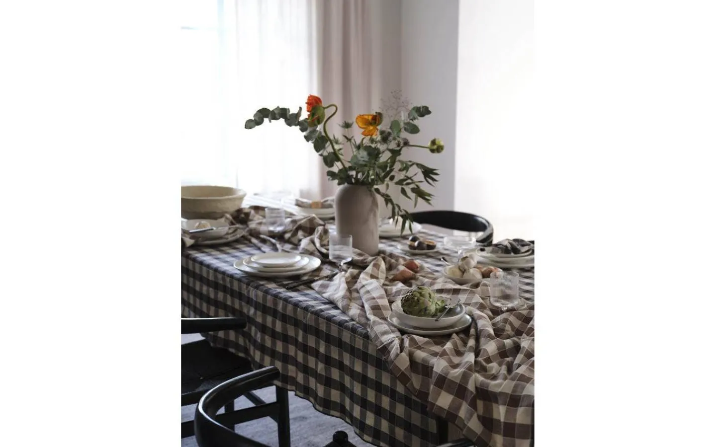 Svanefors Mary Duk Nougat 140x250cm* Bordsdukar|Inredning Jul