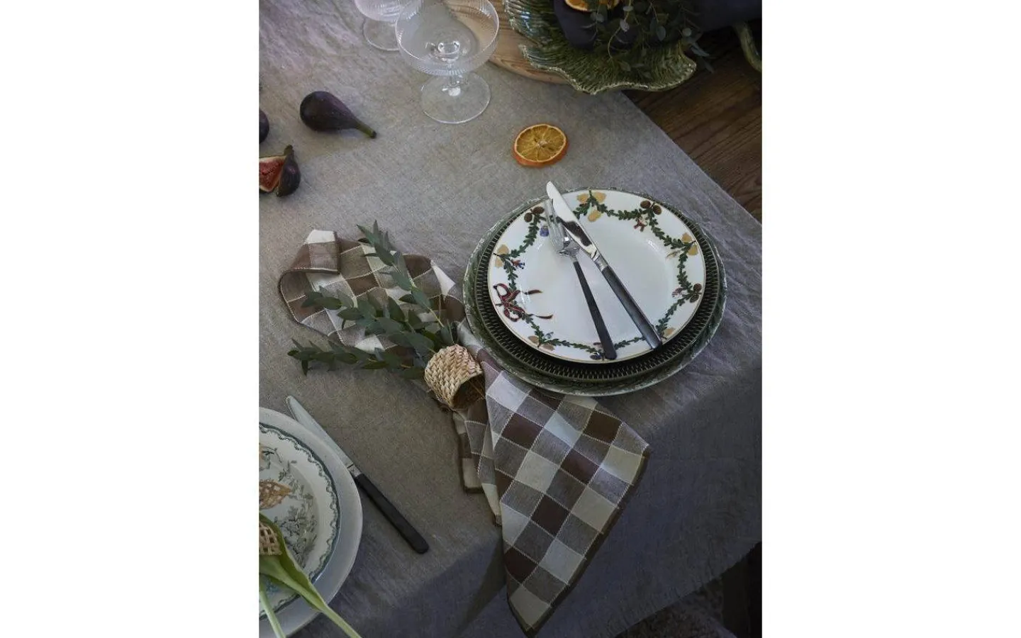 Servetter & Servettringar<Svanefors Mary Servett Nougat 45x45cm