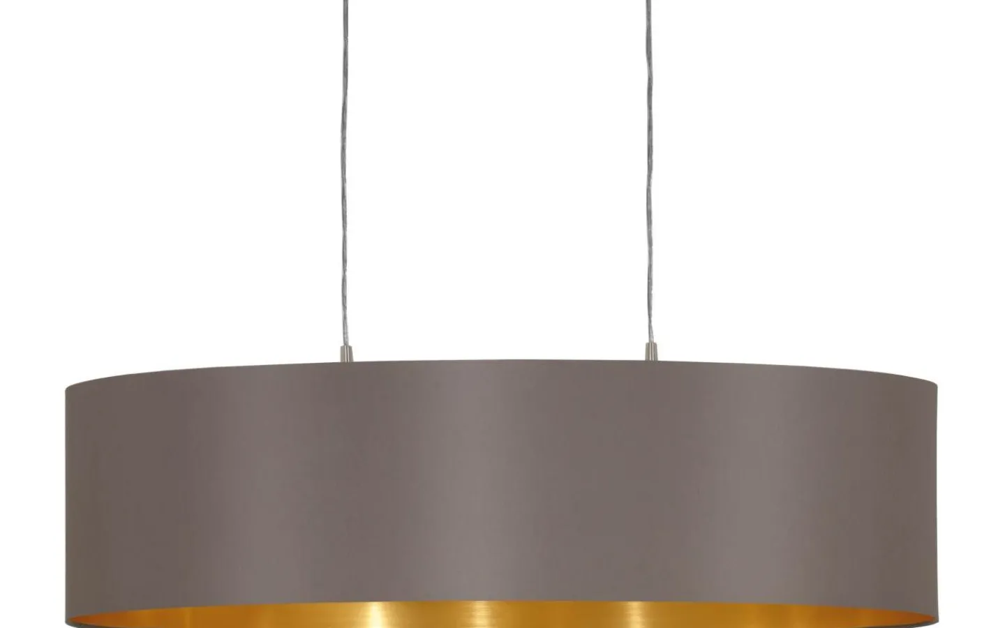 Eglo Maserlo Taklampa 78cm Cappuccino/Guld* Avlånga Taklampor