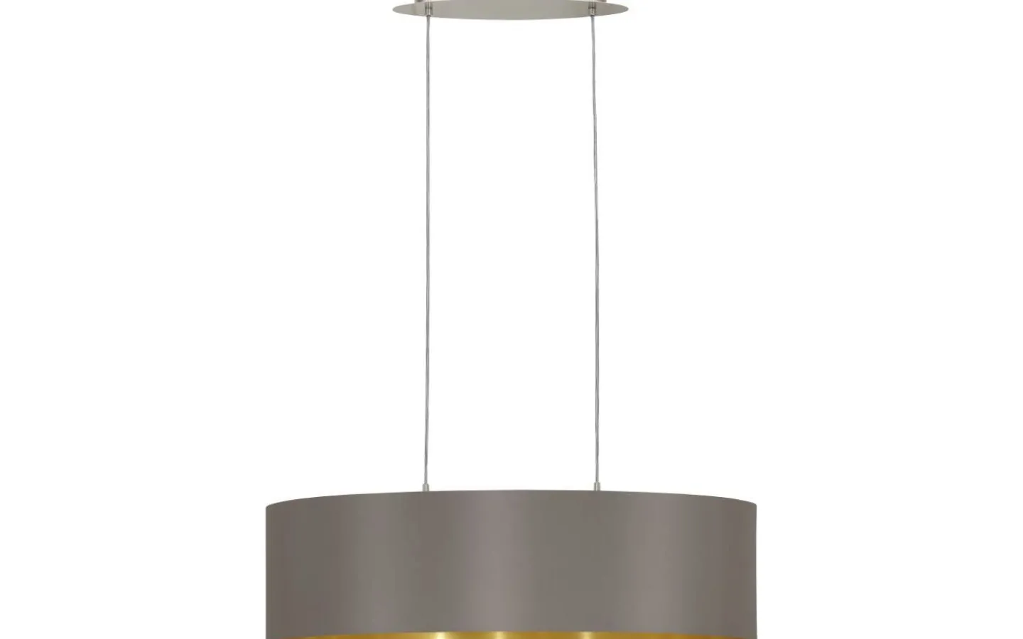 Eglo Maserlo Taklampa 78cm Cappuccino/Guld* Avlånga Taklampor