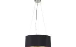 Eglo Maserlo Taklampa 53cm Svart/Guld* Stora Taklampor Ø50-69 Cm