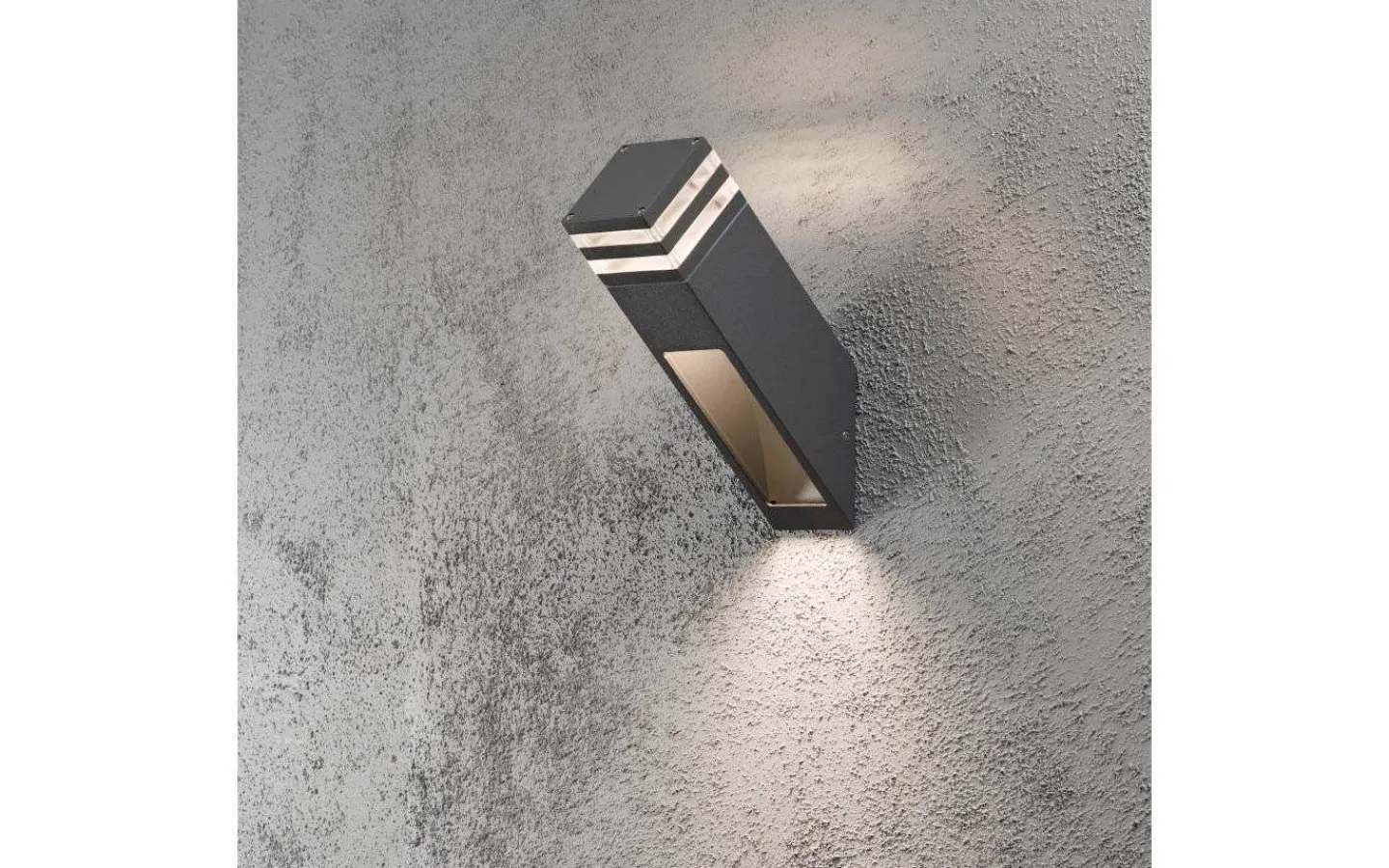 Konstsmide Massa Vägglampa LED 3000K 8W Antracit IP54* Vägglampor Utomhus