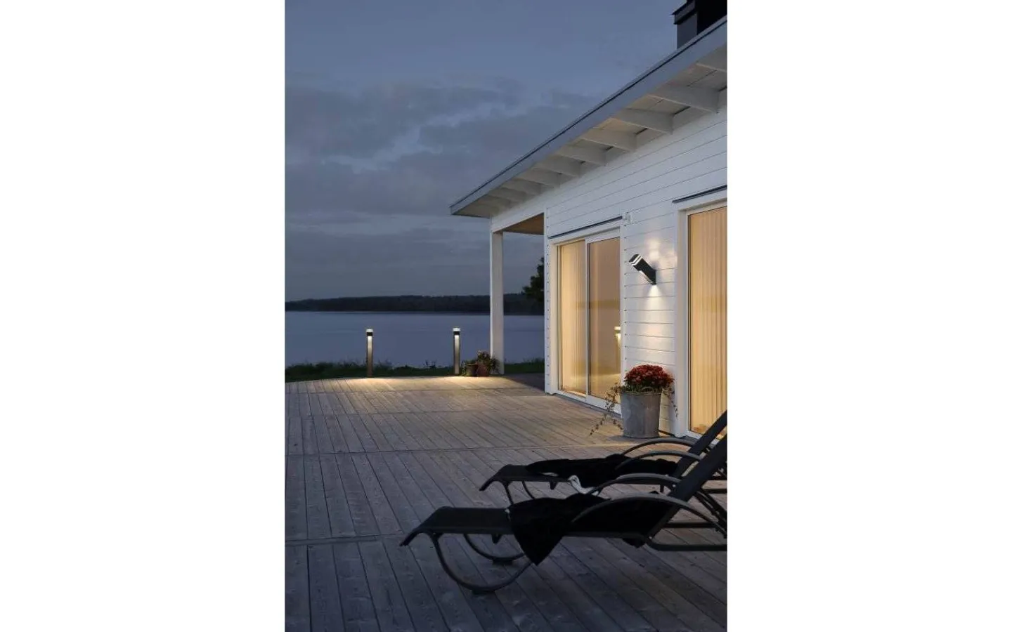 Konstsmide Massa Vägglampa LED 3000K 8W Antracit IP54* Vägglampor Utomhus