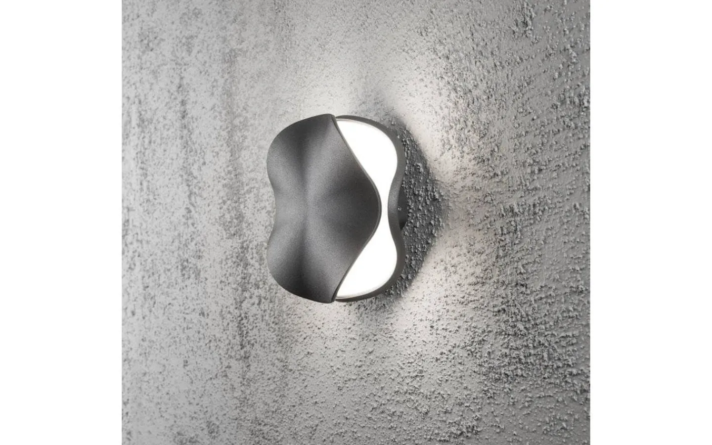 Konstsmide Matera Vägglampa LED 3000K 4W Antracit IP54* Vägglampor Utomhus