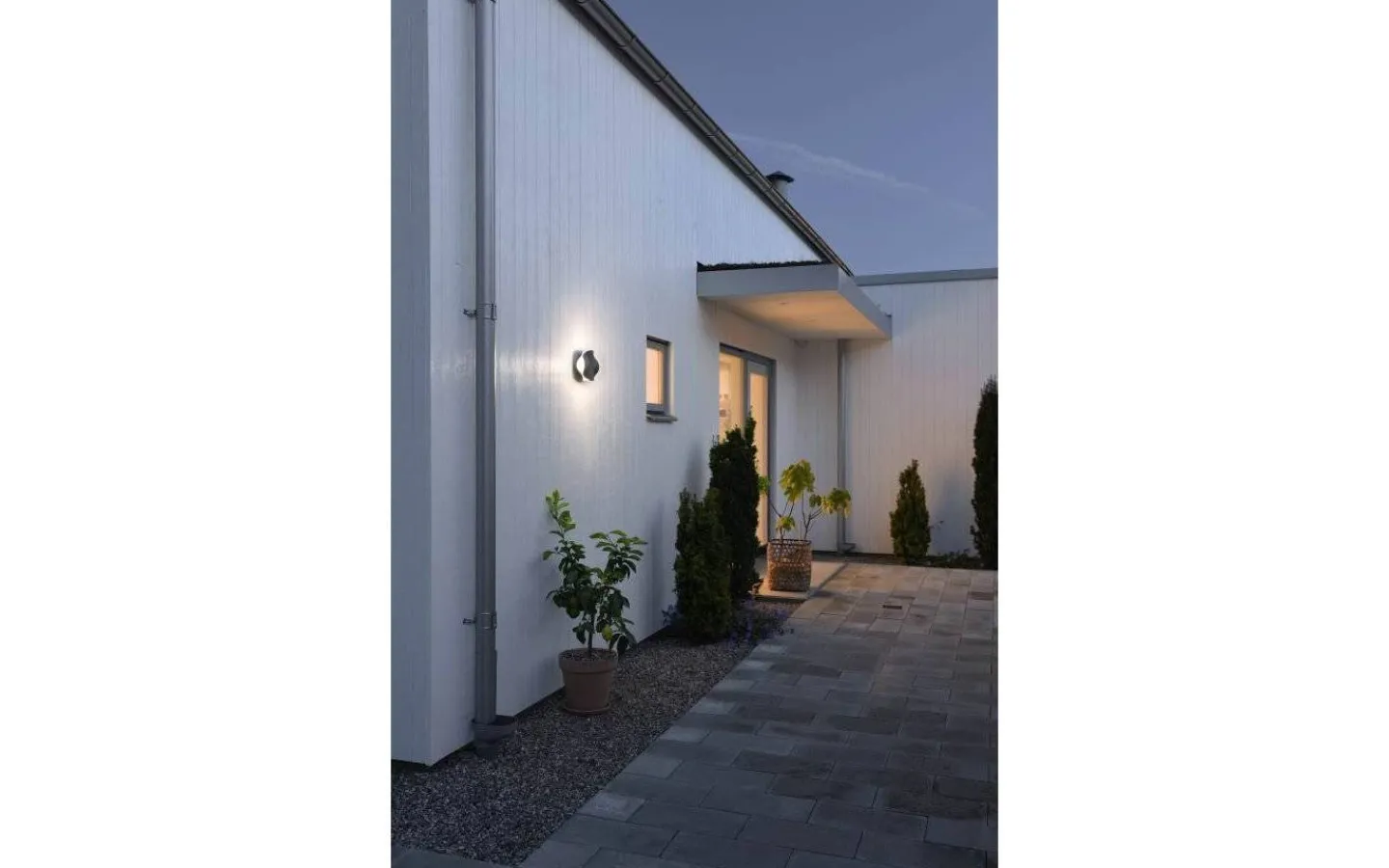 Konstsmide Matera Vägglampa LED 3000K 4W Antracit IP54* Vägglampor Utomhus