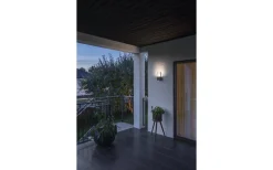 Vägglampor Utomhus<Konstsmide Matera Vägglampa LED 3000K 6W Antracit IP54