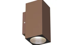 Mathias I Vägglampa LED 2x3W 3000K Corten IP65