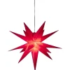 Julstjärnor Med Sladd|Julpynt Utomhus<Konstsmide Matrix Julstjärna 3D 60cm Röd IP44