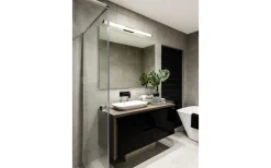 Trio Lighting Mattimo H2O LED Vägglampa 80cm matt svart IP44* Badrumslampor Vägg