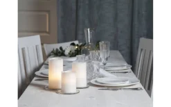 Blockljus Inomhus|Blockljus Inomhus<Star Trading May Batteridrivna Blockljus m. Fjärrkontroll 3-pack Vit