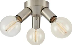 Mazzo Plafond 21cm 3L Satin Nickel