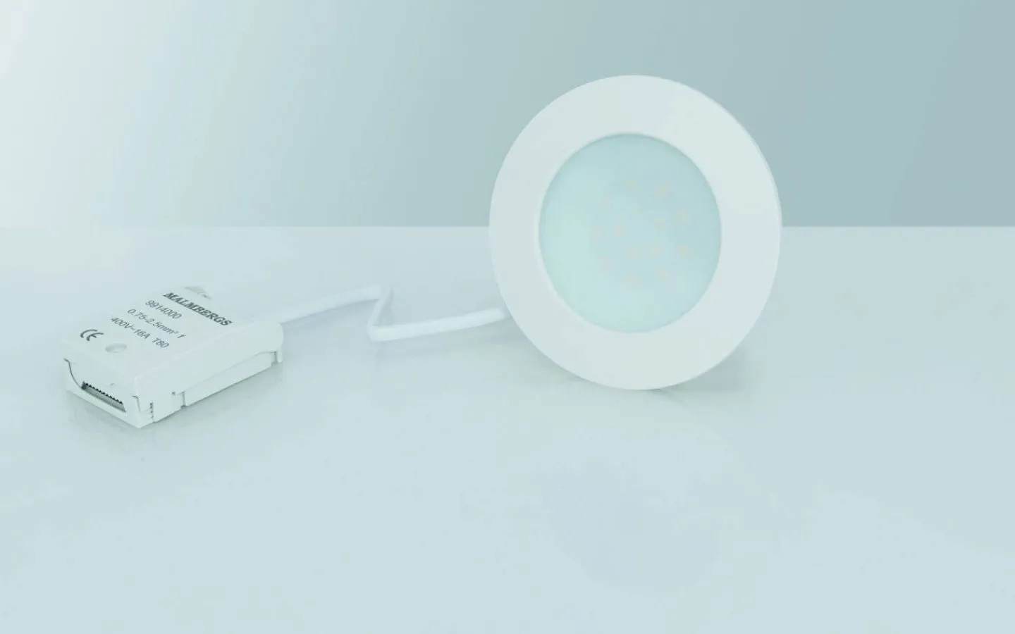 Malmbergs MD-232 Downlight 3000K 10W Vit 230V IP44* Downlights, Spotlight|230V Led Spotlights