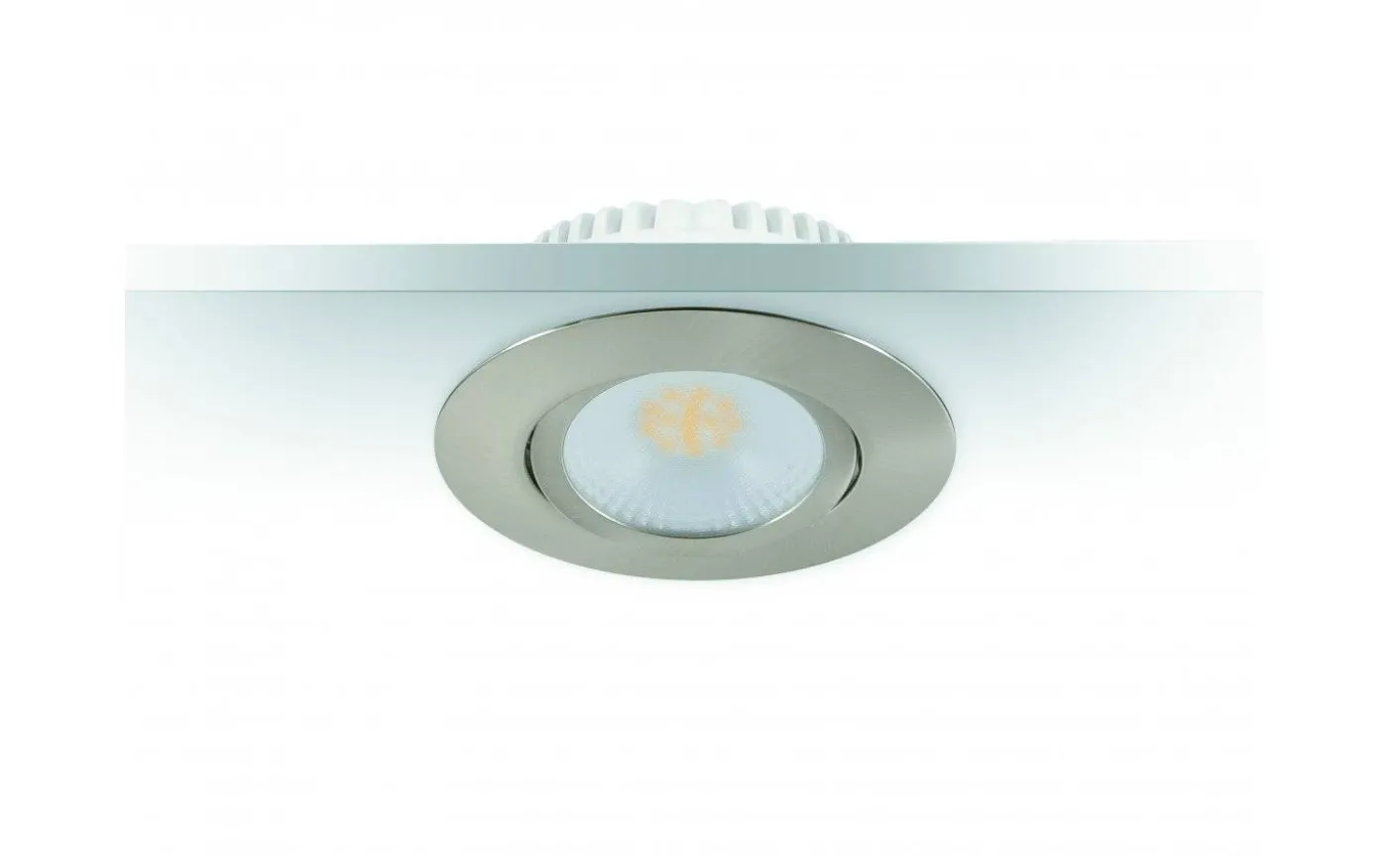 MD-230 Downlight 3000K 3x5W Satin 230V IP44 3-Pack