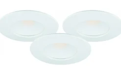 MD-231 Downlight 3000K 3x5W Vit 230V IP44 3-Pack