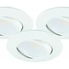 Downlights, Spotlight|230V Led Spotlights<Malmbergs MD-230 Downlight 3000K 3x5W Vit 230V IP44 3-Pack