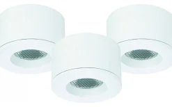 Malmbergs MD-29 Downlightset 2700K 3x1,6W Vit 230V IP44* Downlights, Spotlight|Minispotlights & Ledpuckar