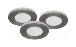 Malmbergs MD-305 LED Downlight 3x175LM, Satin* Minispotlights & Ledpuckar|Bänkbelysning