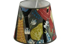 Hallbergs Melodi Lampskärm Ø25cm Grå Stig Lindberg* Mönstrade Lampskärmar