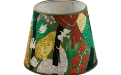 Mönstrade Lampskärmar<Hallbergs Melodi Lampskärm Ø17cm Grön Stig Lindberg