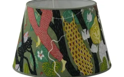 Hallbergs Melodi Lampskärm Ø36cm Grön Stig Lindberg* Mönstrade Lampskärmar