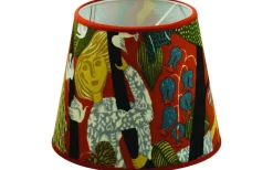 Mönstrade Lampskärmar<Hallbergs Melodi Lampskärm Ø25cm Orange Stig Lindberg