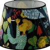 Hallbergs Melodi Lampskärm Ø36cm Svart Stig Lindberg* Mönstrade Lampskärmar