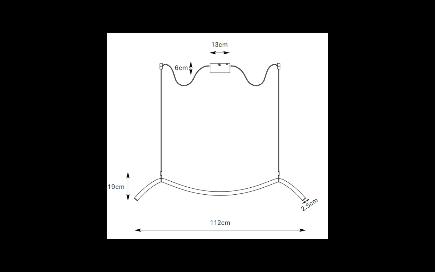Avlånga Taklampor<Markslojd Melt Taklampa LED 13W Svart/Vit