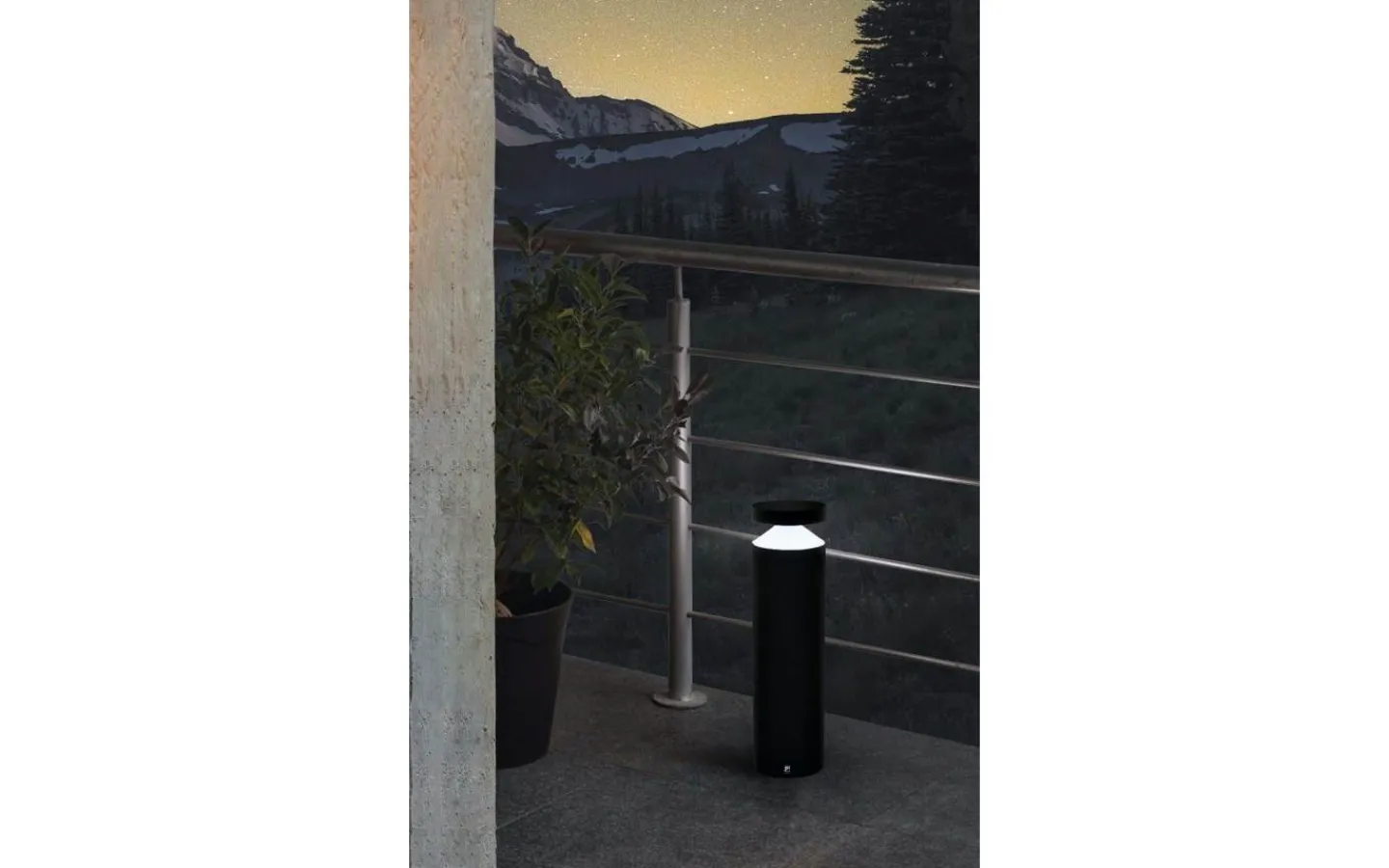 Eglo Melzo Pollare 45cm LED 3000K 12W Svart IP65* Pollare & Grindlyktor