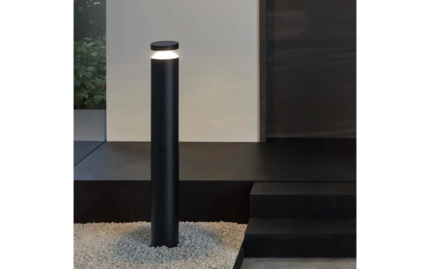 Pollare & Grindlyktor<Eglo Melzo Pollare 99cm LED 3000K 12W Svart IP65