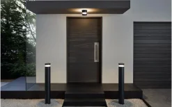 Pollare & Grindlyktor<Eglo Melzo Pollare 99cm LED 3000K 12W Svart IP65