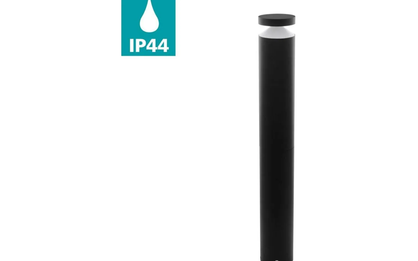 Pollare & Grindlyktor<Eglo Melzo Pollare 99cm LED 3000K 12W Svart IP65