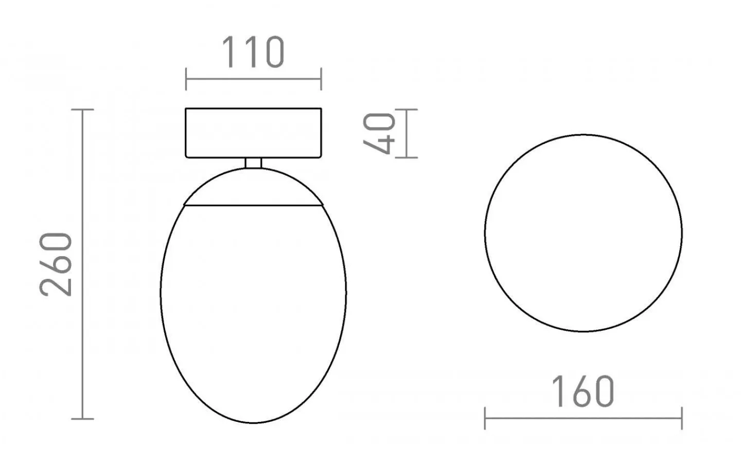 Badrumslampor Tak<Rendl Meringue Plafond 16cm Opal/Krom IP44