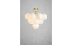 Sovrum|Hall & Trappa<Markslojd Merlot Plafond 56cm Mässing/Opal