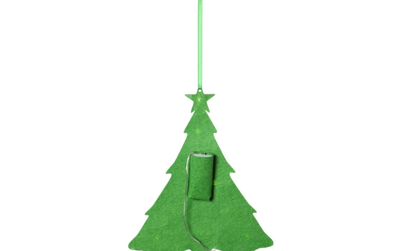 Merry Batteridriven Gran Hängande 30cm Grön