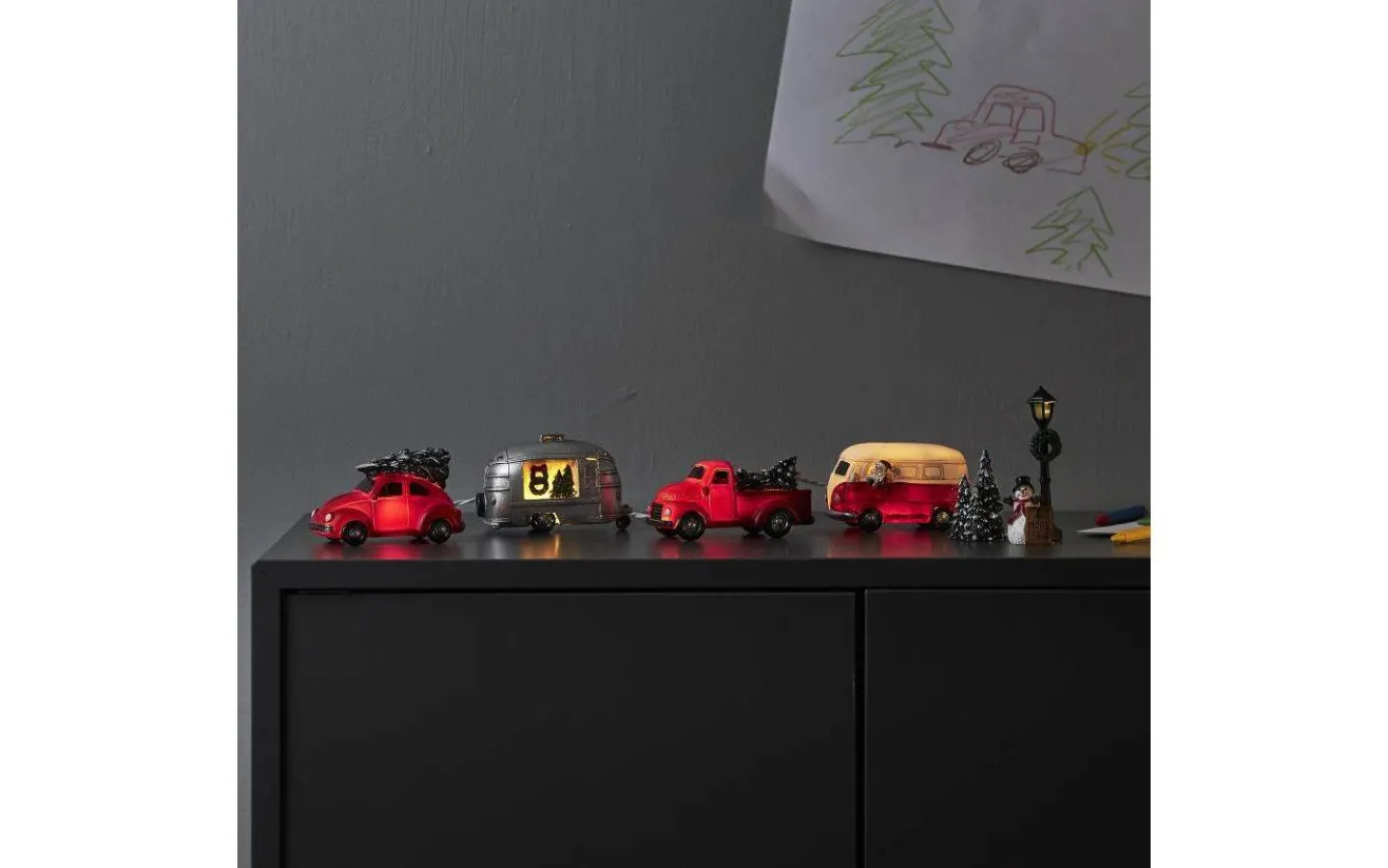 Julbyar Och Figurer<Star Trading Merryville Batteridriven Ljusslinga 42cm