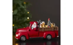 Star Trading Merryville Bil 29cm Röd* Julbyar Och Figurer|Batteri Julpynt Inomhus